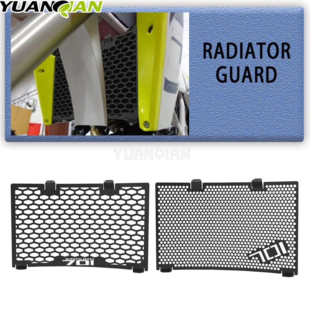 Motorcycle Radiator Grille Guard Cover Protector For Husqvarna 701 Enduro Supermoto 701 2016-2023 2022 2021 2020 2019 2018 2017