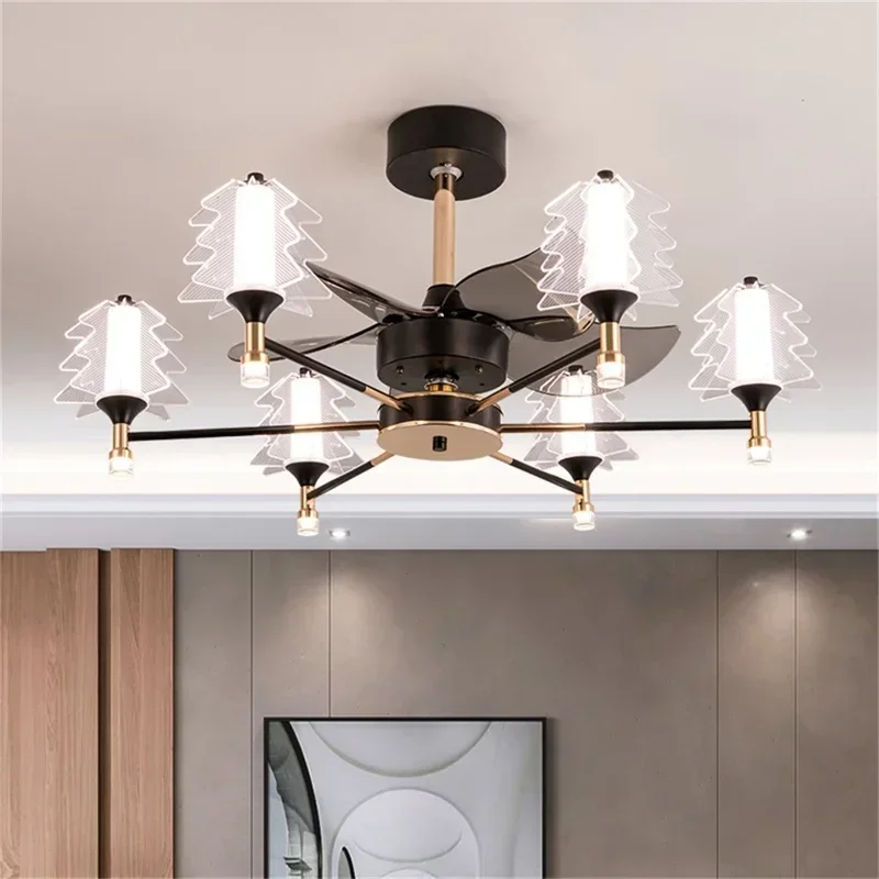 

DORIAN Postmodern Ceiling Fan with Lights Remote Control LED Lamp for Home Dining Room Decoration