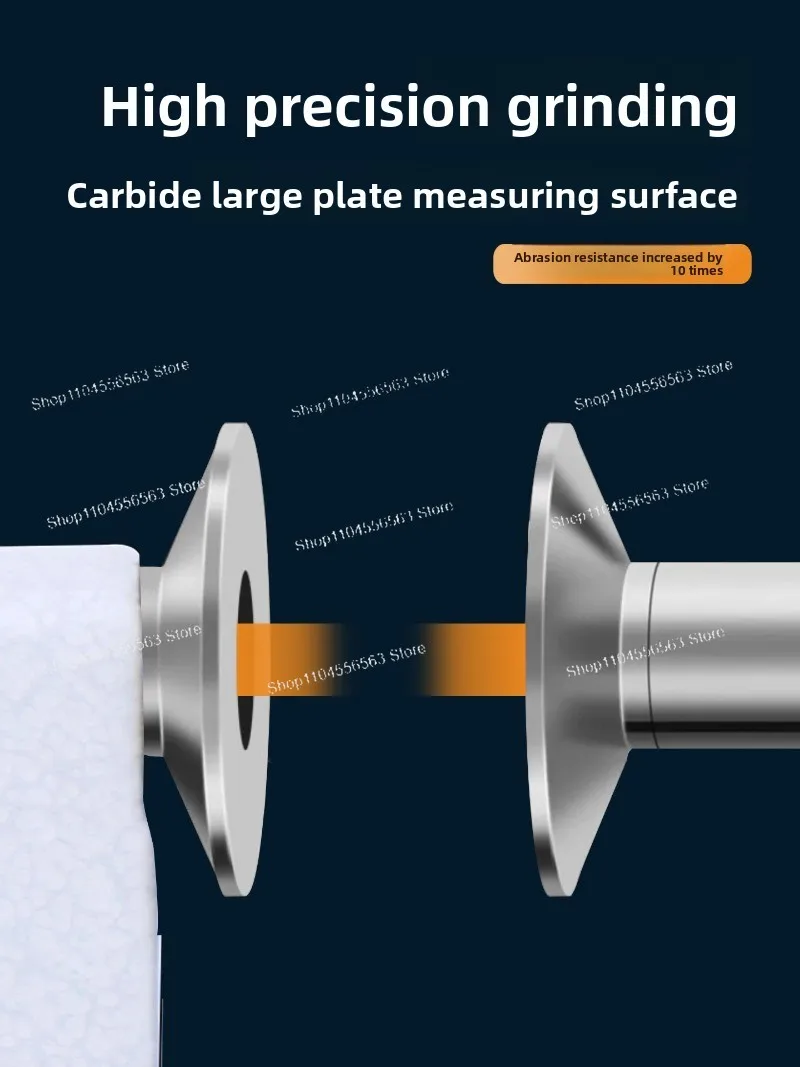Micrometer High Precision Qinghai Measuring Tool Common Normal Micrometer Straight Forward Butterfly Disc Head