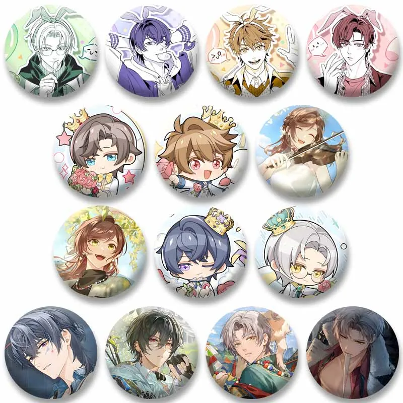 

Tears of Themis Cosplay Badges Cartoon Game Peripheral Luke Pearce Enamel Pins Fashion Jewelry Brooch for Clothes Shoes Bag Gift