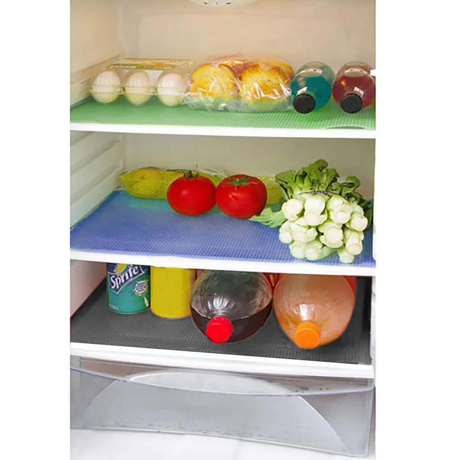 Washable Waterproof Refrigerator Liner Mat Washable Mildew Kitchen Pad Anti-oil Cabinet Drawer Placemat Heat-insulat Fridge Mat