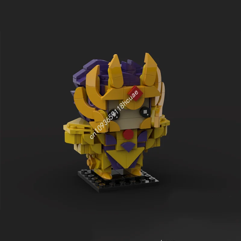 

271 шт. MOC Cancer no Deathmask Seiyass Brickheadz Строительные блоки Рождественский подарок Формирование и коллаборация игрушки STEM Развивающие