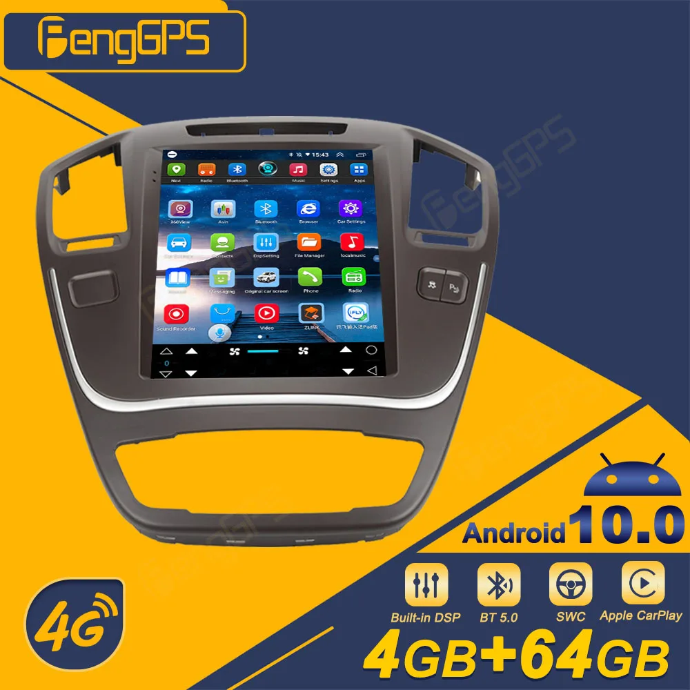 

Автомагнитола Carplay 2 Din Android для Opel Insignia Buick Regal 2009 2010 2011 2012 2013 мультимедийный плеер Navi GPS DVD головное устройство