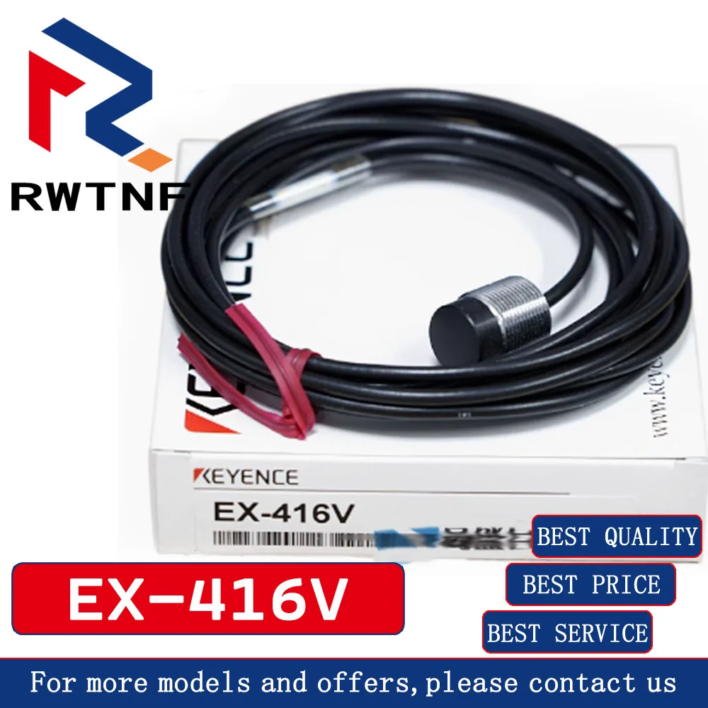 Brand New Genuine EX-416V KEYENCE Digital eddy current displacement sensor probe sensing head