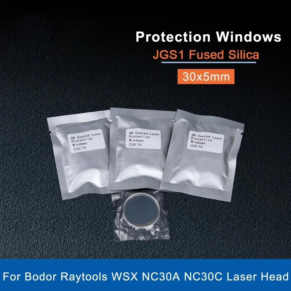 Fiber Laser Pr WSX Protective Lens/Windows 30*5mm 1064nm For WSX HSG Ospri Pr Laser Cutting Machines