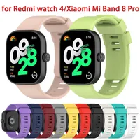 Original Silicone Strap For Redmi watch 4 5 Smart Watch Wrist Band For xiaomi band 8 9 pro Bracelet Watchband Sport Accessories