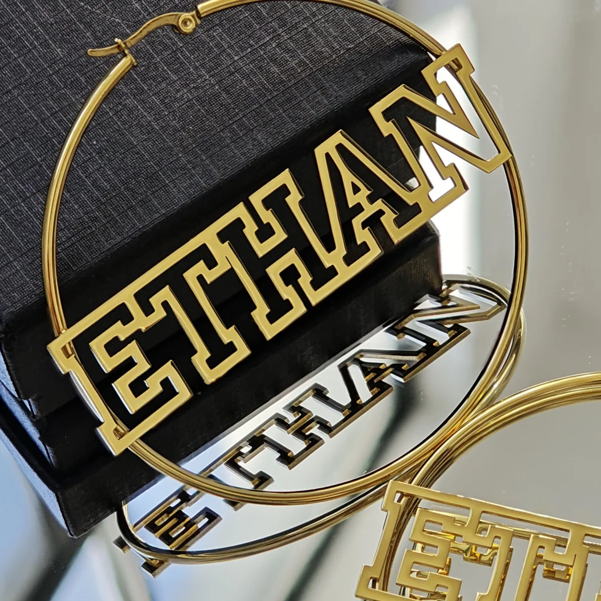 Customized Stainless Steel Ear - Women Accessories Name ulasan dan harga