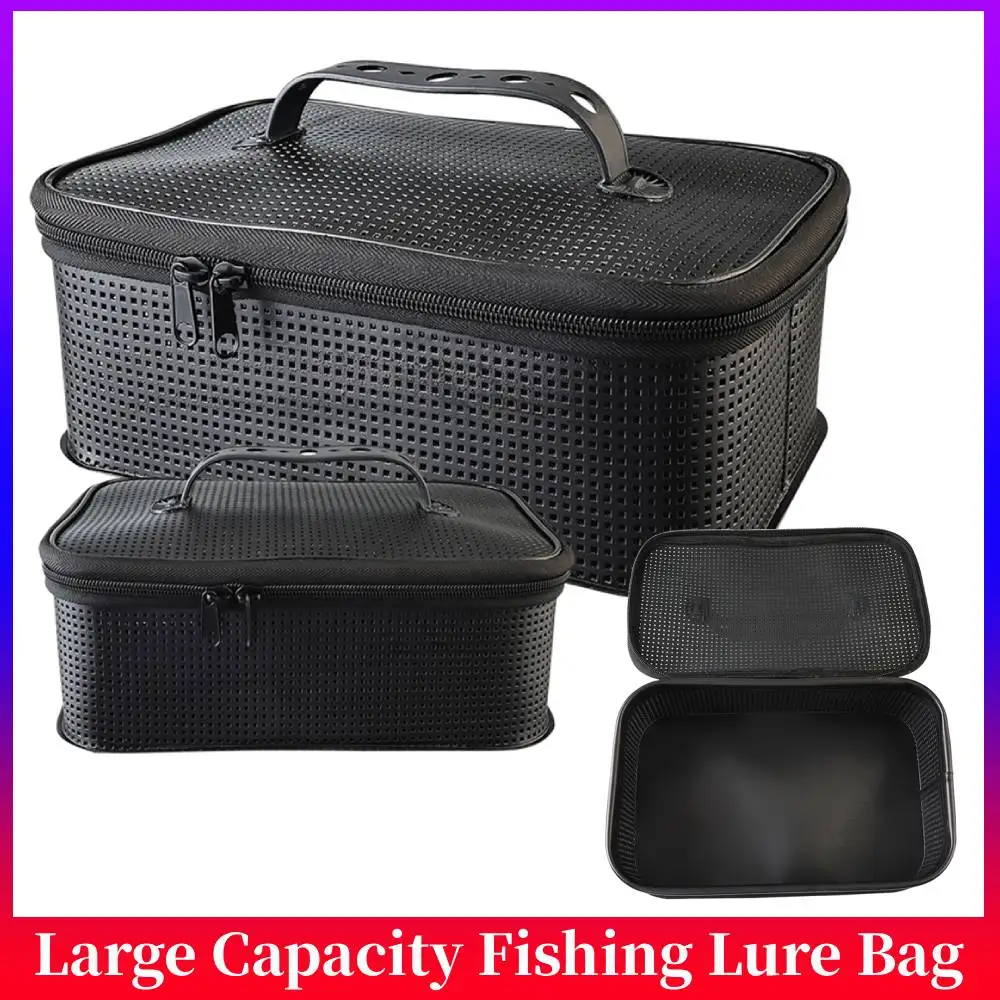 

Портативные рыболовные сумки для приманок, сетчатые, универсальные, дышащие, большой вместимости, для крючков и снастей