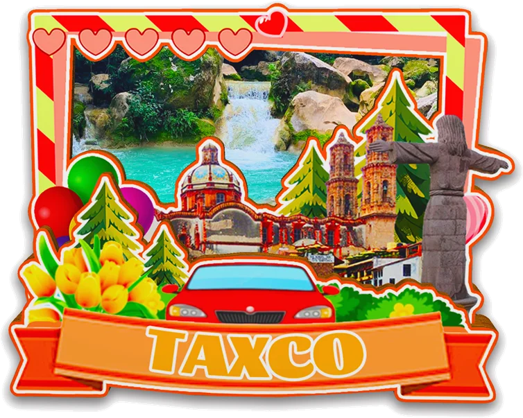 مغناطيس ديكور لـ Cuernavaca Taxco Xcaret Tijuana San Luis Potosi Mexico City Landmark تذكارية للسفر