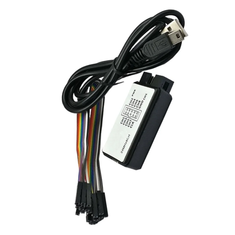 For Logic Analyzer Tool 8 Channels 24M Sampling USB Interface for DIY Electronics Lab and Embedded Firmware Debugging