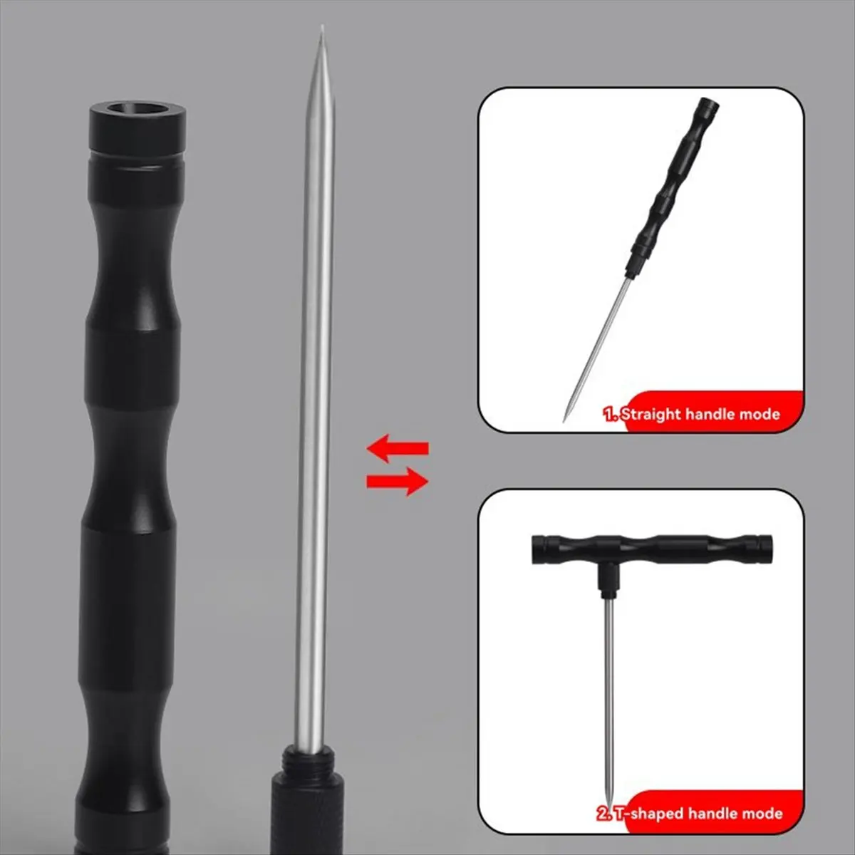 STOCK& Fish Venting Tool Stainless Steel Needle Fish Reducing Air Pressure Tool Detachable for Sea Fishing