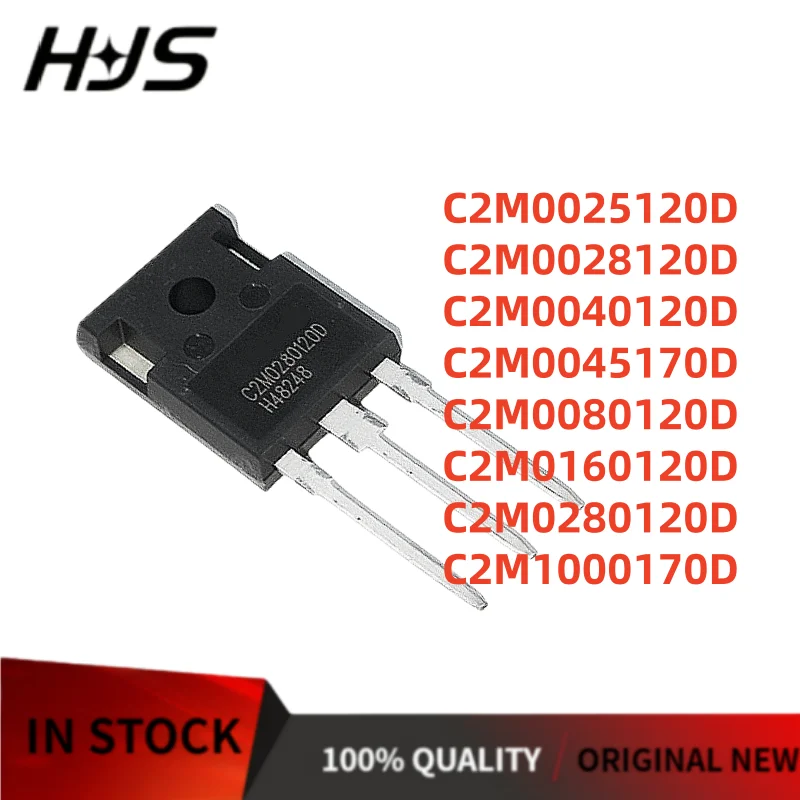 5PCS C2M0045170D C2M0280120D C2M0040120D C2M1000170D C2M0160120D C2M0080120D C2M0028120D C2M0025120D TO-247 NEW High-quality