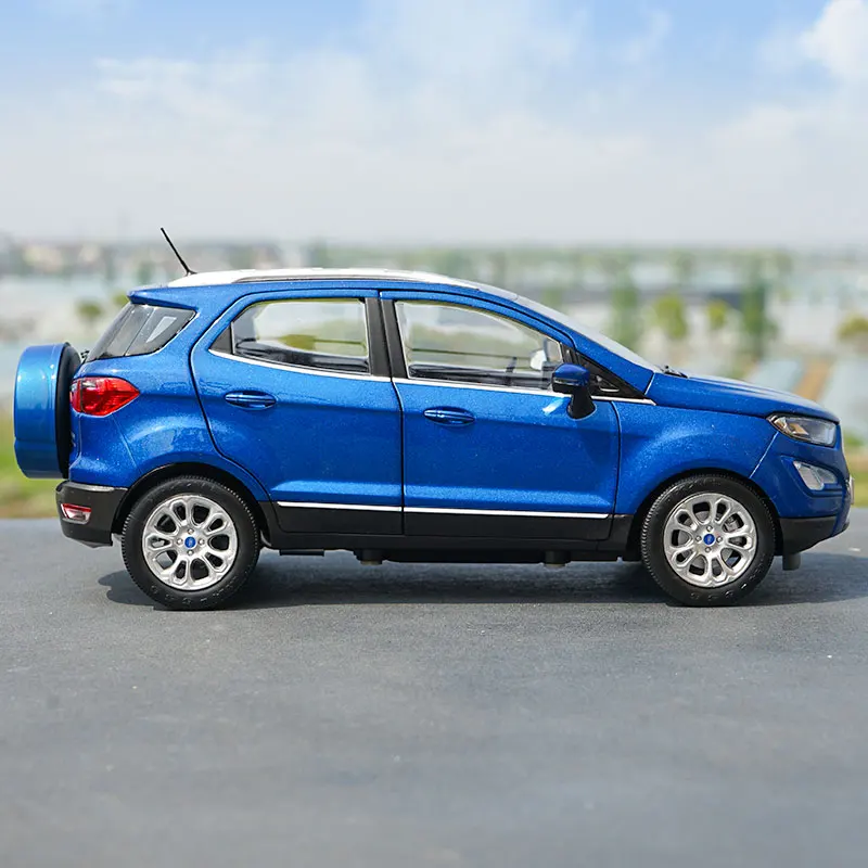 Diecast 1:18 Scale FORD ECOSPORT 2018 Alloy Car Model Collection Souvenir Display Ornaments Vehicle Toy