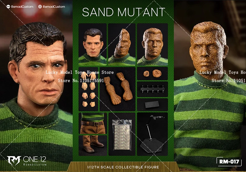 

RemadCustom RM-017 Normal Version 1/12 Sand Mutant Sweater Decor Man Hero Action Figure 6inch Display Soldier Model Gifts