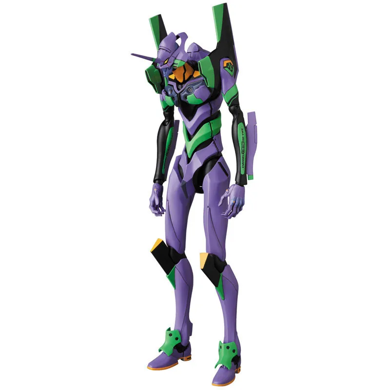 Figura de acción de Anime EVA, modelo de producción de EVANGELION-01, accesorios de montaje, modelo de juguete, colección de regalo, cuerpo púrpura, 16CM