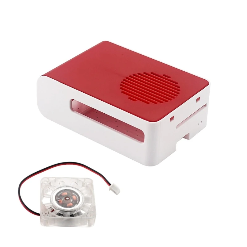 Custodia in ABS per supporto RaspberryPi4 40x40 ventola raffreddamento custodia raffreddamento passivo Dropship
