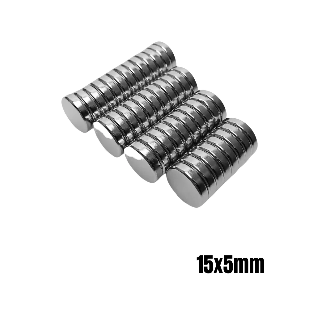 5/10/20/30/50pcs 15x5 Powerful Strong Magnet Disc 15mmx5mm Permanent Neodymium Magnets 15x5mm Round Search Magnet15*5 Mm N35