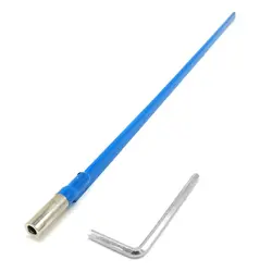 Levier de réglage de la tige de guitare à double Action, avec clé hexagonale, bleu, bidirectionnel, 1 ensemble