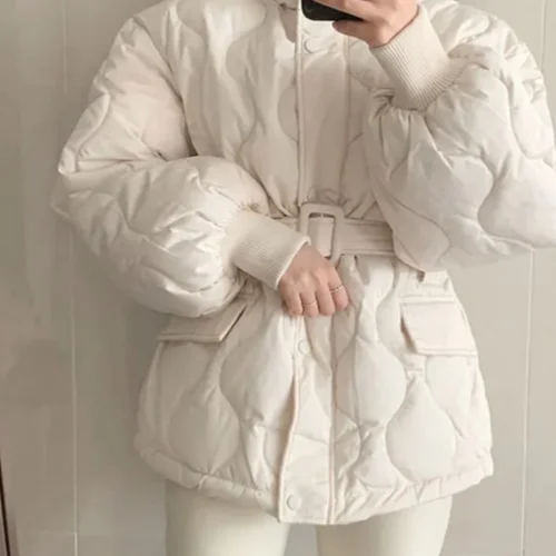 보온성 있는 면 재킷 여성용 한국 스타일 루즈핏 보온성 있는 다목적 루즈핏 허리 조임 슬림핏 따뜻한 면 재킷 코트 외투 면 재킷 Best5 보온성 있는 면 재킷 여성용 한국 스타일 루즈핏 보온성 있는 다목적 루즈핏 허리 조임 슬림핏 따뜻한 면 재킷 코트 외투 면 재킷 Best5