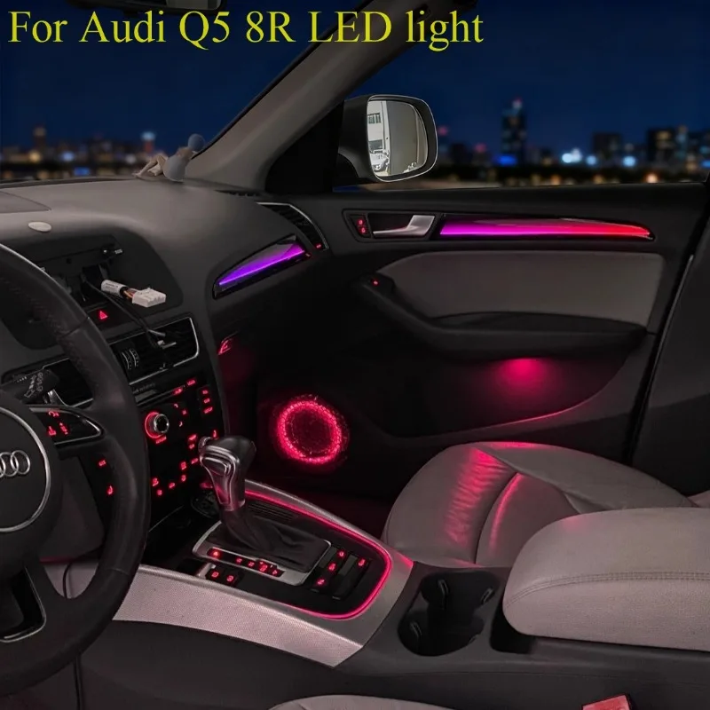 For Audi Q5 8R LED Car Ambient Light Interior Lighting Symphony Led Ceiling Light for Ambient Lighting with Colorful Features