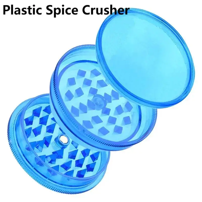 Mini Grinder with Pollen Screen - 3 Layer 40mm Plastic Grinder for Herbs, Delivers Perfect Grind for Smoking