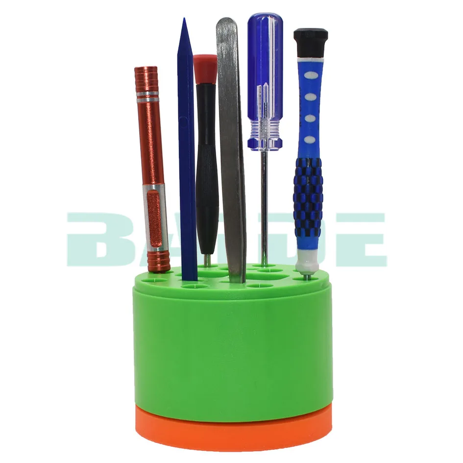 69mm x 61mm Magnetic storage box for mobile phone maintenance tool 360 degree rotary screwdriver / graver / tweezers Rack Holder