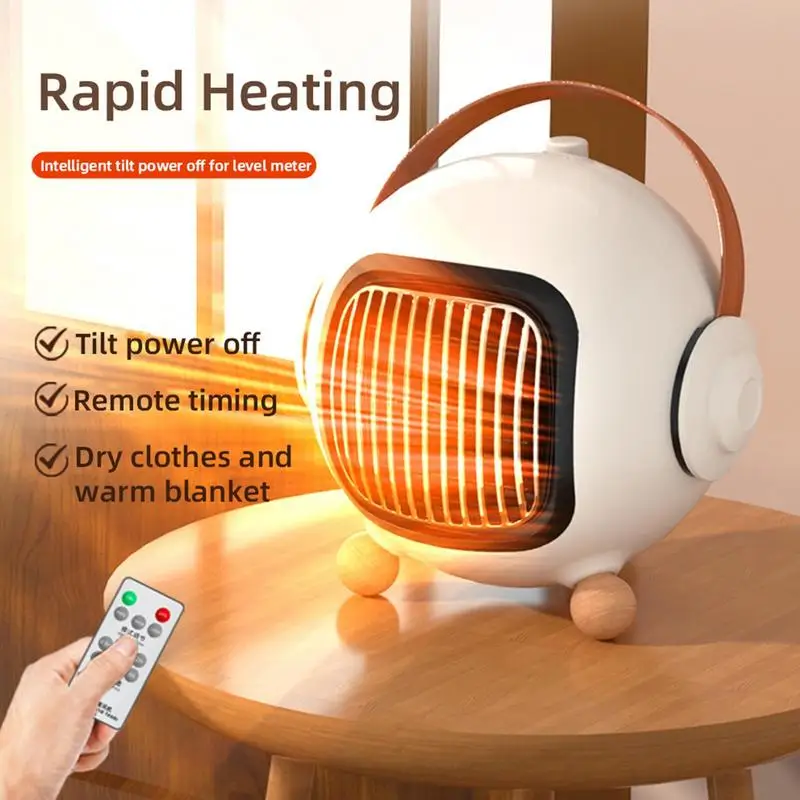 

800W Silent energy-saving heater Cute astronaut Home desktop heater Mini dryer Fast heating in winter For home bedroom heating