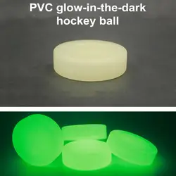 Floor Hockey Puck Glow Dark Hockey Ball Pack for Kids Adults Youth 10pcs 72mm Ice Hockey Balls for Indoor Outdoor Sports