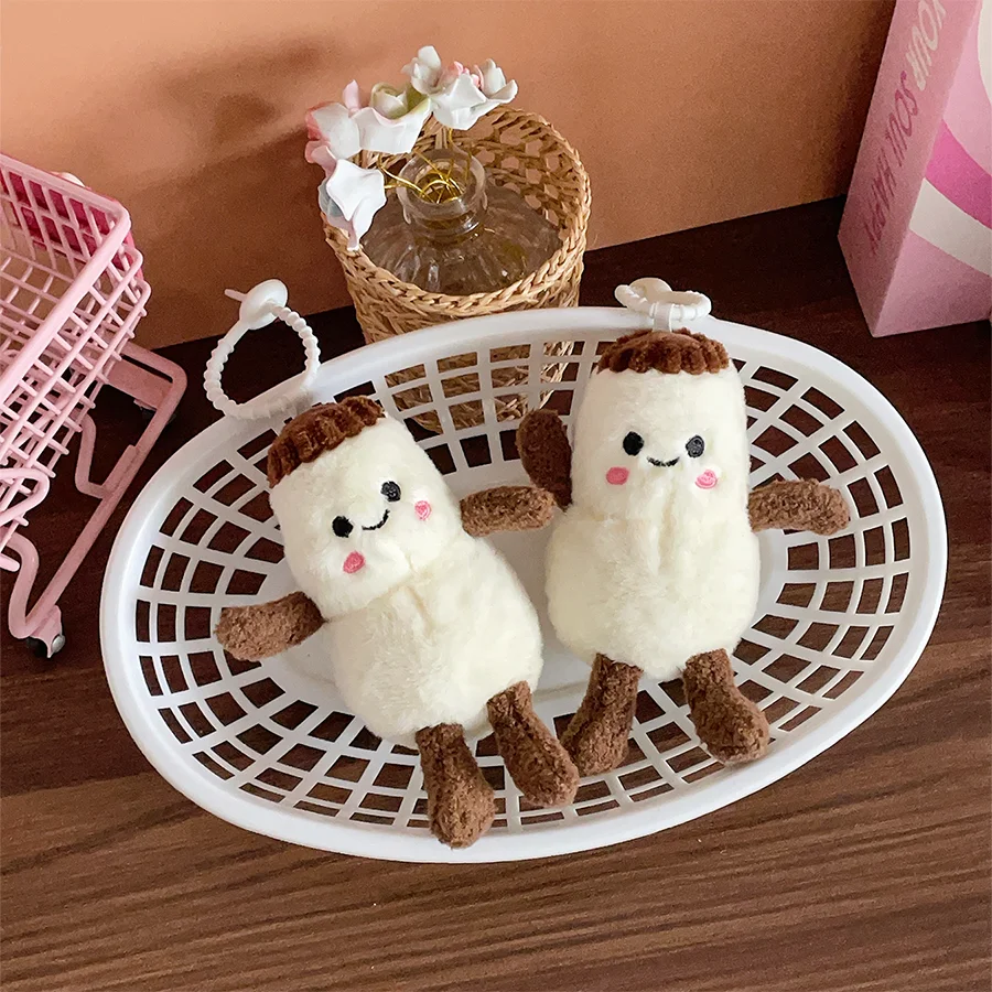 가짜 젖병 플러시 인형 야쿠르트 펜던트 거실 장식 펜던트 가구 용품 창의적인 열쇠고리 커플 선물