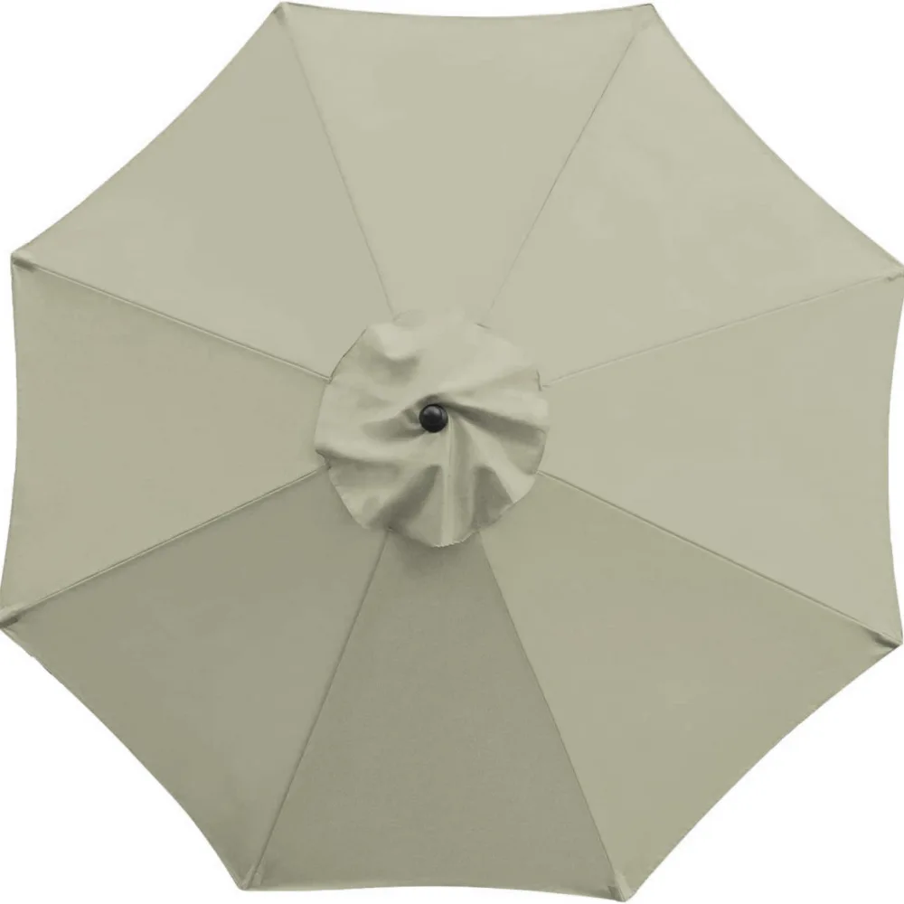 Outdoor Garden Umbrella Replacement Canopy Waterproof Sun Shade Parasol Fabric Cover Patio Replacement Top Cloth