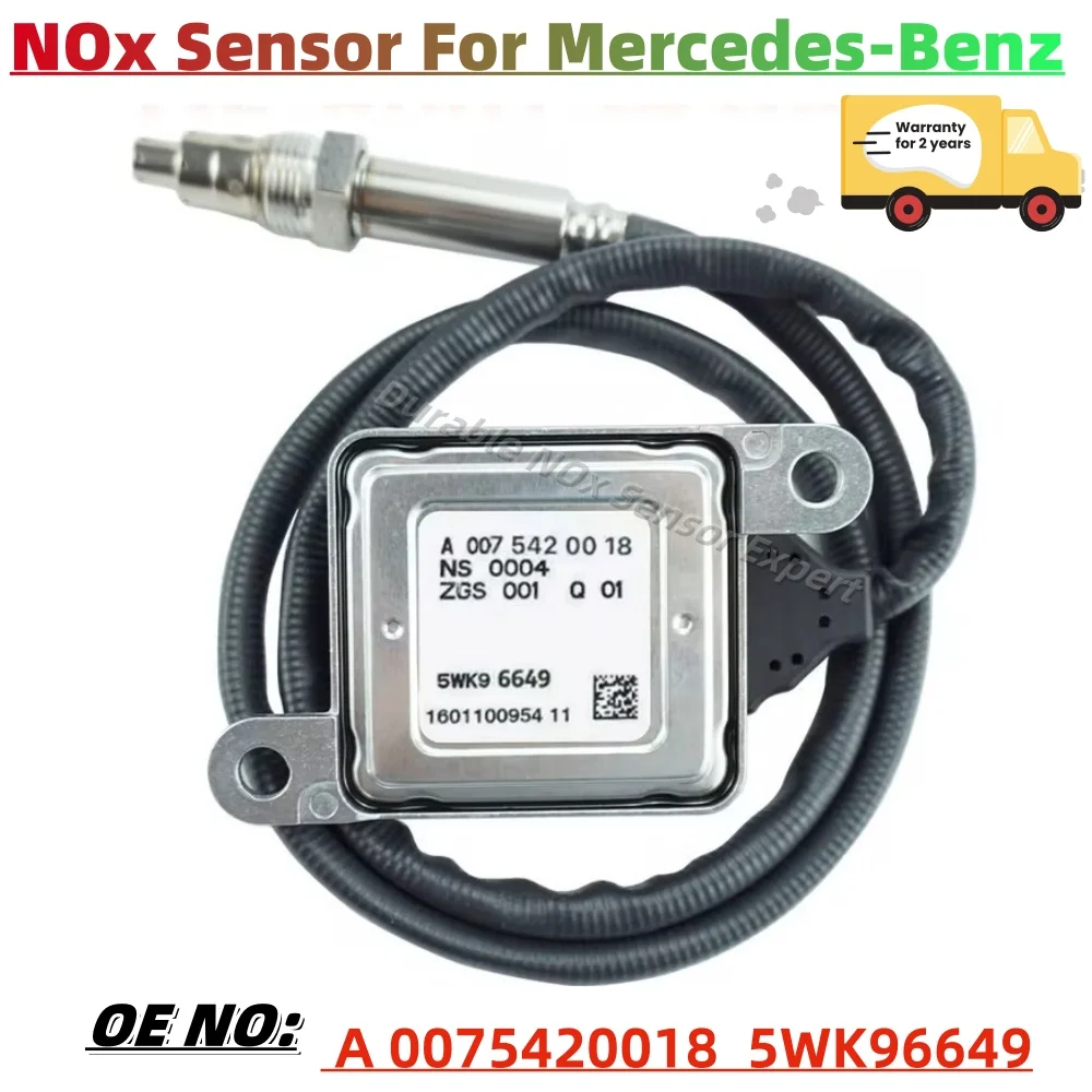 

Fits for Mercedes Benz W211 W212 W245 W204 E350 S211 C207 NOx Sensor OE A0075420018 New Nitrogen Oxides Sensor 5WK96649