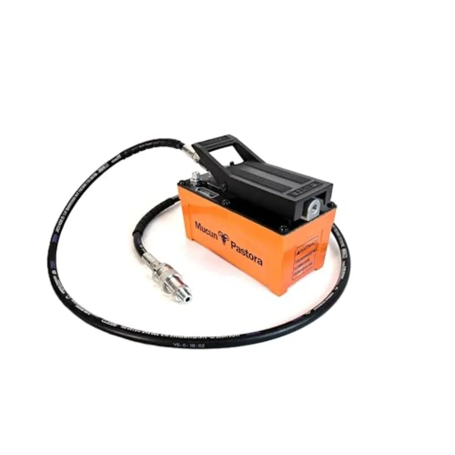 

Air Hydraulic Pump 10000 PSI 1.7L Reservoir NPT 3/8" Oil Outlet 2 x 6.5 ft Pipe Hydraulic Pump Air Hydraulic Foot Pump Jacinth