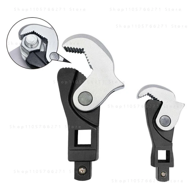 Torque wrench ratchet movable opening steel eagle beak transfer crescent head plug hook