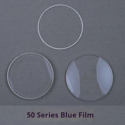 50mm niebieski Film podwójna separacja achromatyczne obiektyw Student Refracting teleskop astronomiczny DIY akcesoria z przekładką