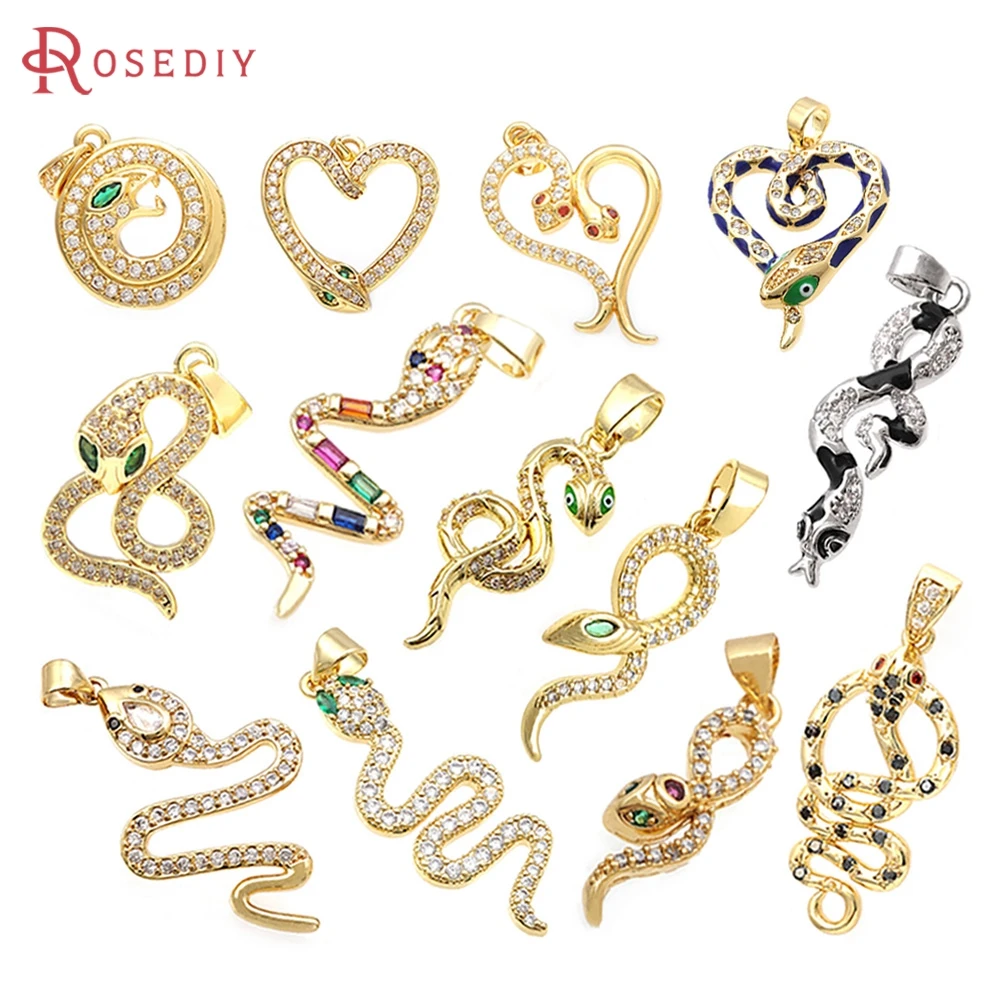 18K Gold Color Bras… - image