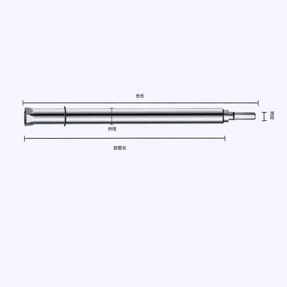 High Efficiency Long Hollow Socket For Threaded Rod Adjustment Ceiling Keel Fixing Steel Hand Operated Wrench Tool