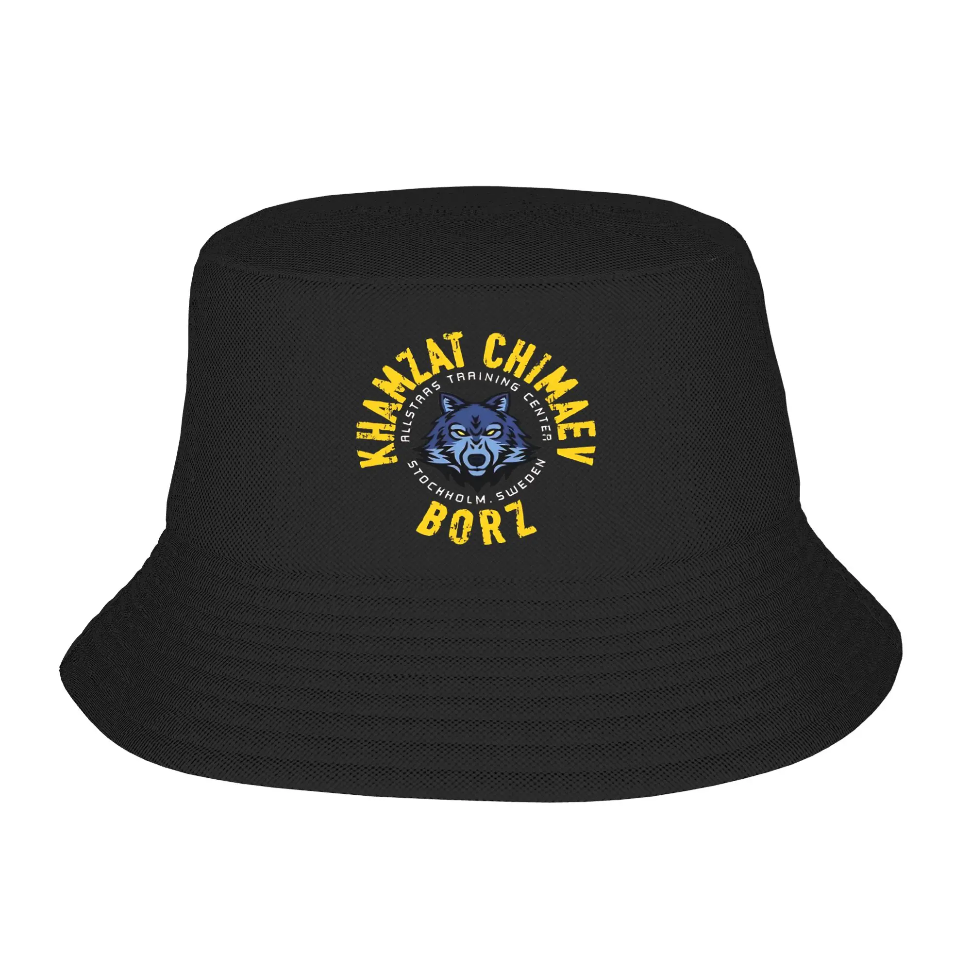 Chapeau de pêcheur Khamzat Chimaev Borz The Wolf, cadeau pour enfant, jolies casquettes de voyage légères