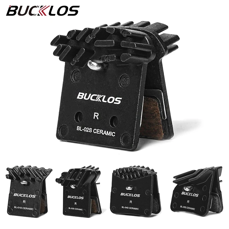 BUCKLOS Ceramic Bike Brake Pads Bicycle Hydraulic Disc Brake Pad Road MTB Brakes Pads Fit Shimano for Sram Bicycle Accessories