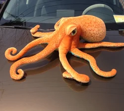Simulation Octopus Tucked Stuffed Realistic Squid Toys Animal Dolls Funny Decor Realistic Squid High Quality Gifts For Friends
