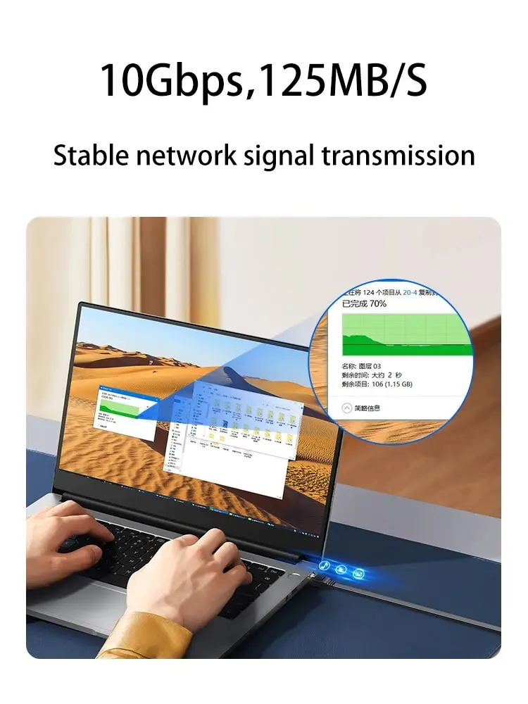 Hochgeschwindigkeitsweißes flaches Ethernet-Netzwerkkabel CAT6 Flat LAN RJ45 1000 Mbit/s 0,5 M 1 M 1,5 M 2 M 3 M 5 M 10 M 30 M Kabel für PC Laptop – Detail 6