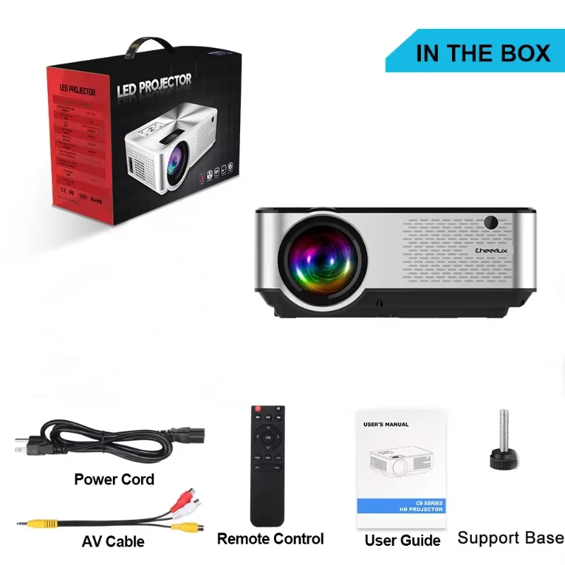 LCD Household Cinema Mini Projector Portable Smart Phone Wifi Androiod Beamer Led HD Mini Projectors Mobile Proyector