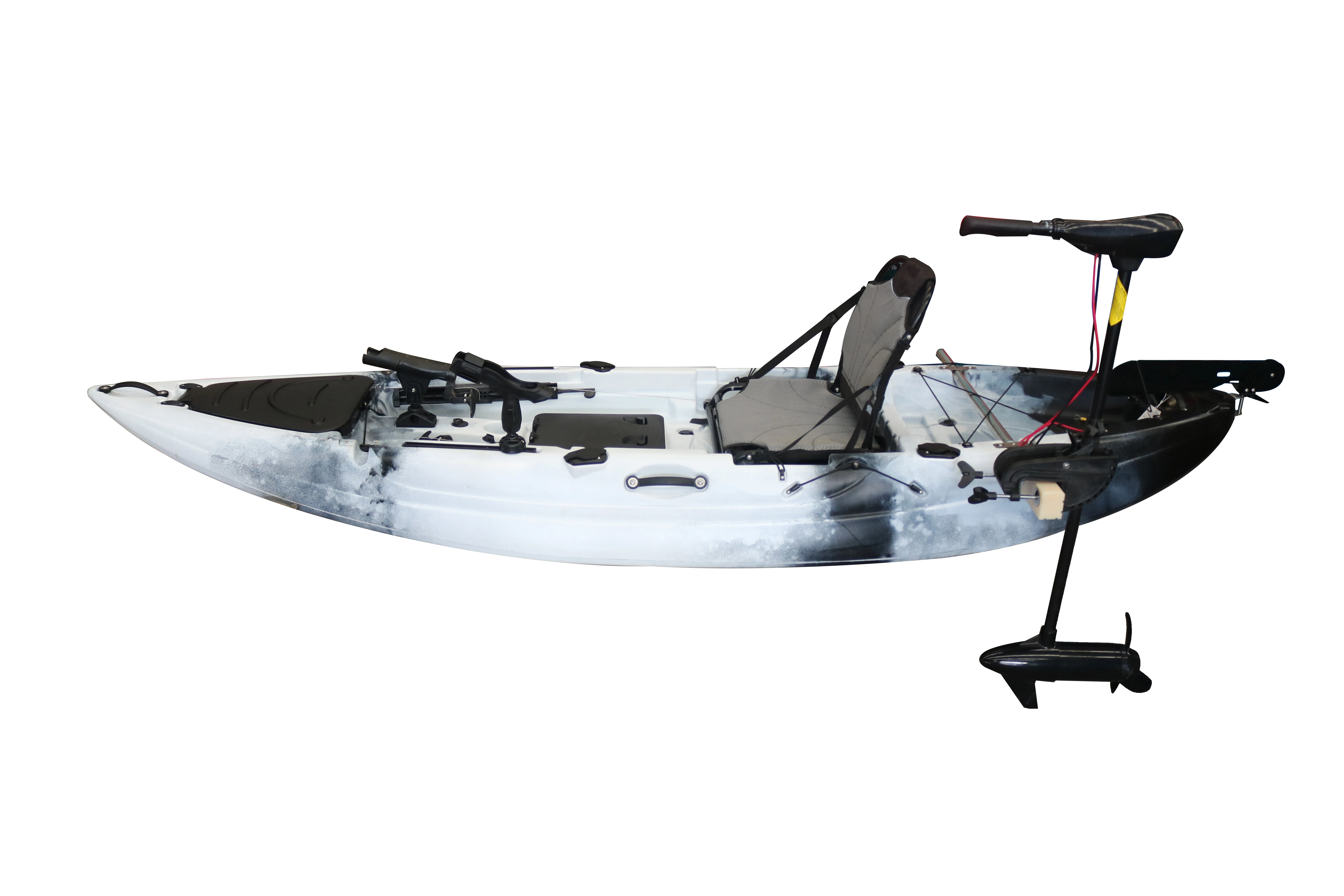 55lbs 12V 바이킹 카약 모터, 전기 트롤링 모터 아웃보드(마운팅 바 포함), 카약 액세서리