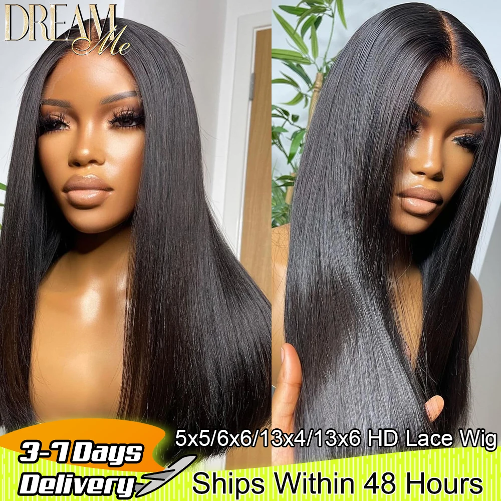 SKINLIKE Real HD Lace Wig 13x4 Full Frontal Wigs HD Lace 5x5 Lace Closure Wig Straight Human Hair Wig 13x6 Lace Front Wig