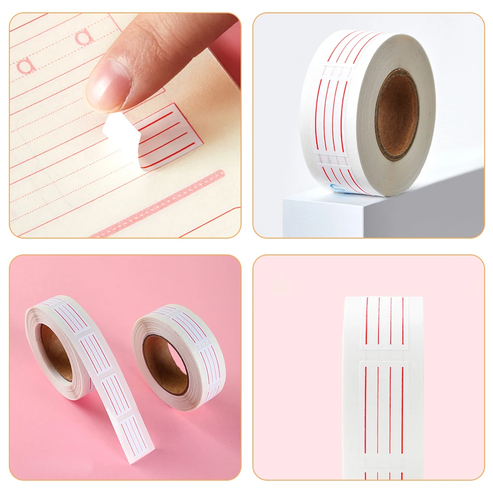 

2pcs Correction Tape Adhesive Grid Style Striped Stationery Portable Correcting Tape Set For Office Home School Use File Label