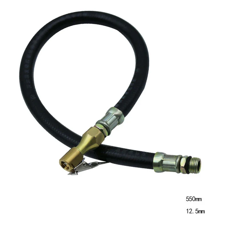 38CM Tire Inflator Hose With Connectors Tyre Hose Portable Air Compressor Pipe Rubber Air Rubber Hose for Car Accessories