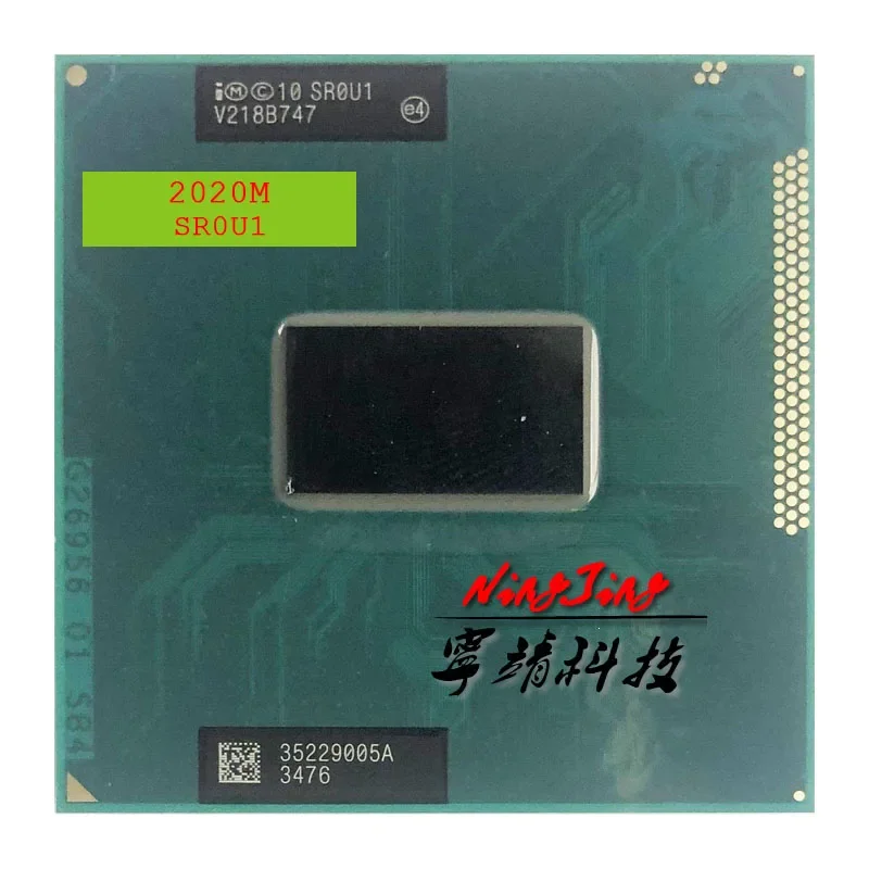 Intel Pentium 2020M 2020M SR0U1 SR0VN SR184 2.4 GHz Used Dual-Core Dual-Thread CPU  2M 35W Socket G2 / rPGA988B