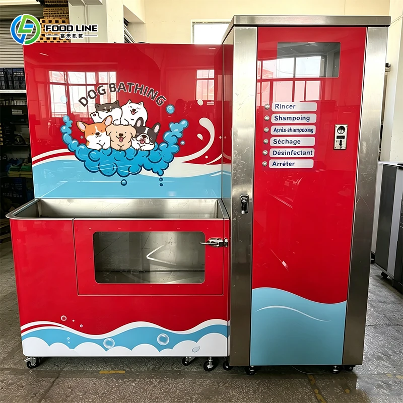 FOODLINE Pet Washing Machine Drainage Optimized Pet Bathing Station For Pet Shop Quick Water Discharge Practical Demand