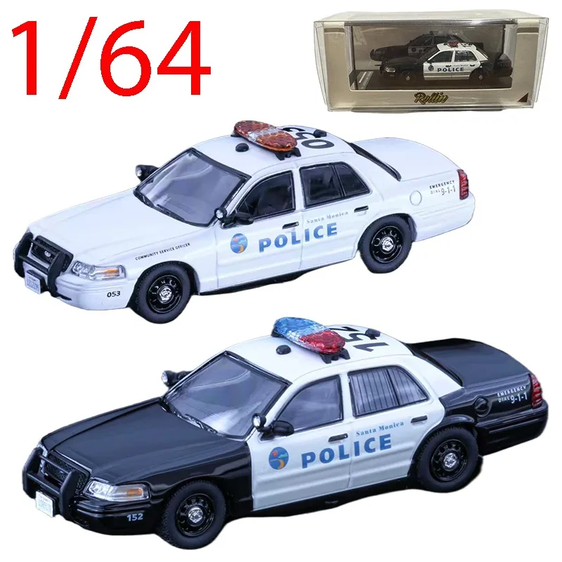 رولين دييكاست 1/64 مقياس سانتا مونيكا Cv سبيكة نموذج سيارات مزدوجة مجموعات السيارات لعب المركبات تحصيل لعب للبنين الصندوق الأصلي