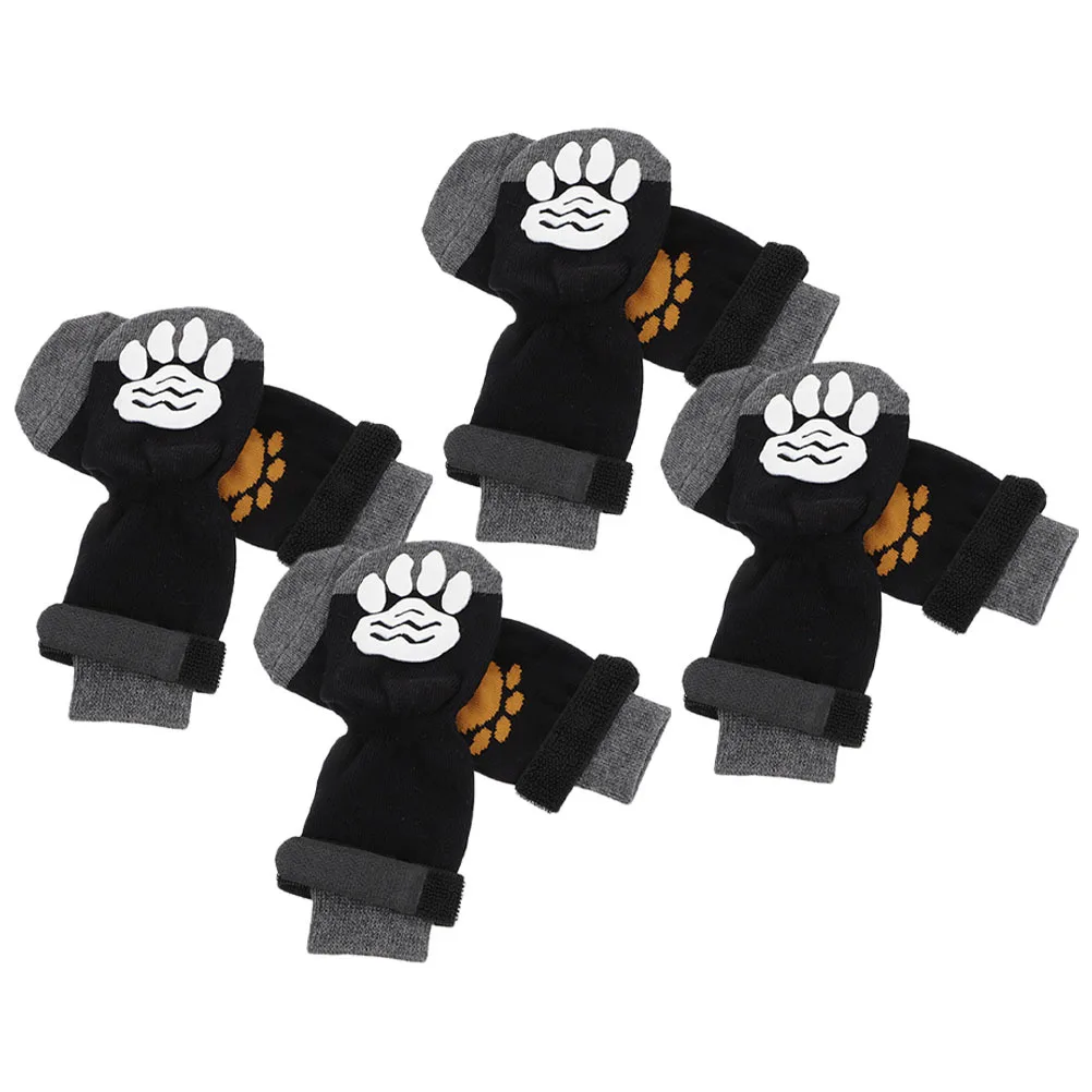 

8Pcs Anti-Slip Pet Socks Comfortable Durable Cotton Socks for Small Medium Large Dogs Stylish Design Breathable Portable