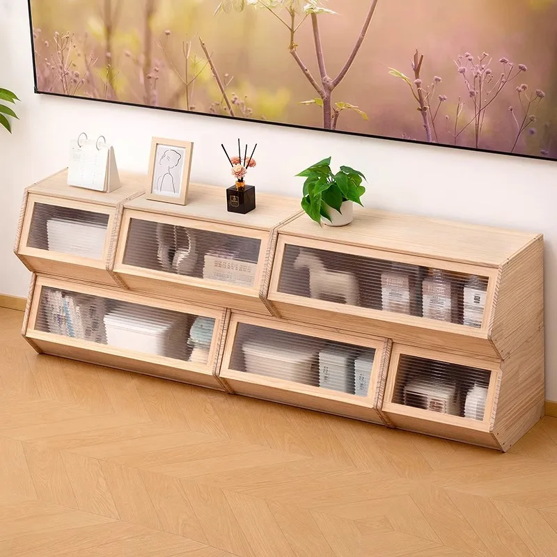 Simple Living Room TV Cabinet Household Floor High-end Telescopic Coffee Table TV Cabinet Small Apartment Combination Cabinet